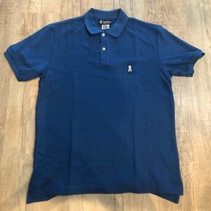 Psycho Bunny Adult blue polo size 6 or large